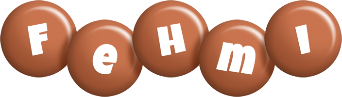 Fehmi candy-brown logo