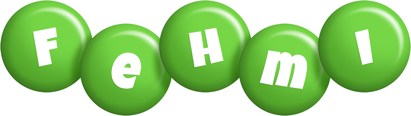 Fehmi candy-green logo
