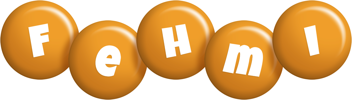 Fehmi candy-orange logo