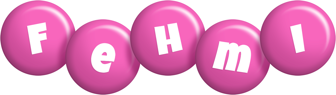 Fehmi candy-pink logo