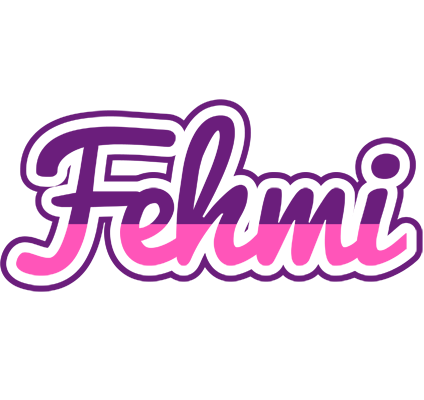 Fehmi cheerful logo