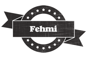 Fehmi grunge logo