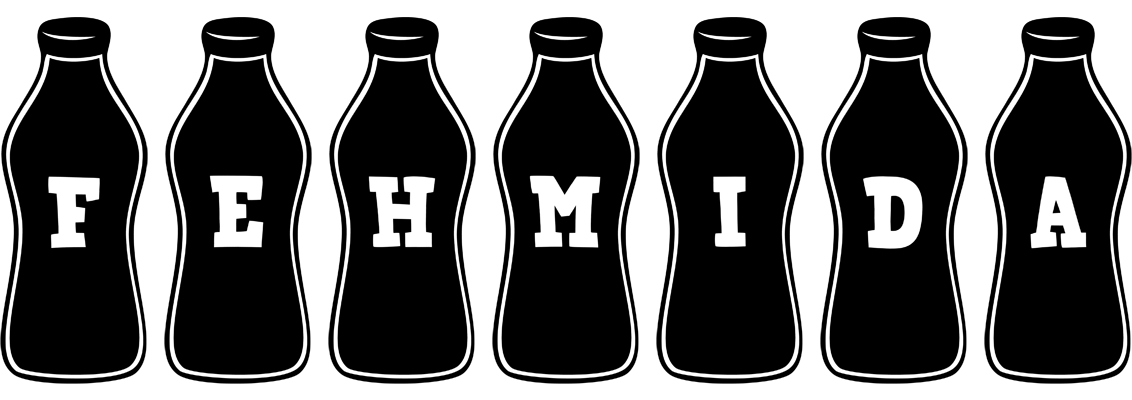 Fehmida bottle logo