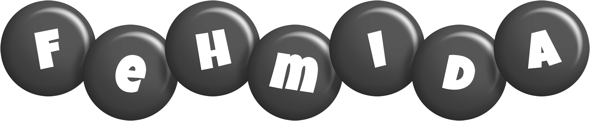 Fehmida candy-black logo