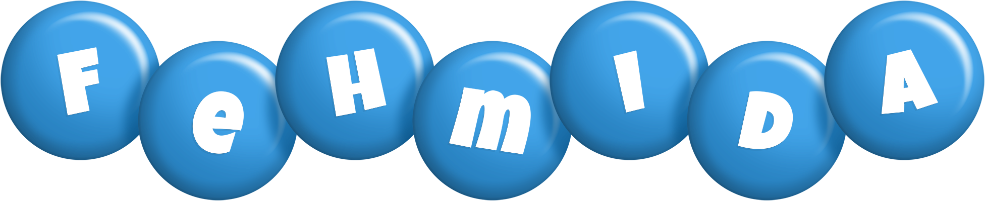 Fehmida candy-blue logo