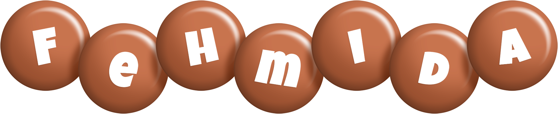 Fehmida candy-brown logo