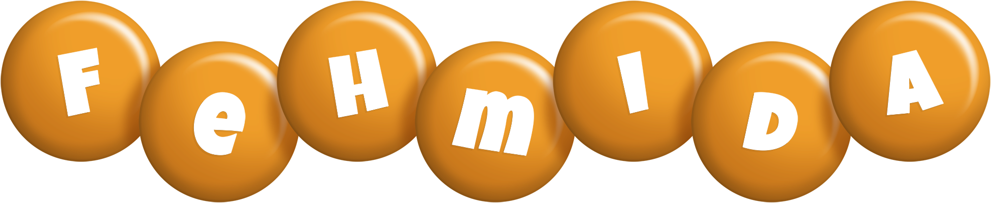 Fehmida candy-orange logo