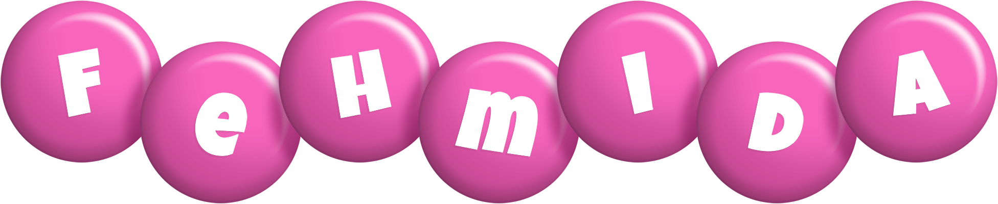 Fehmida candy-pink logo