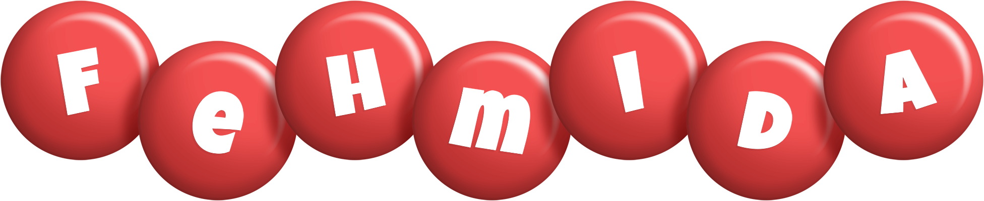 Fehmida candy-red logo