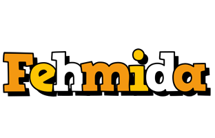 Fehmida cartoon logo