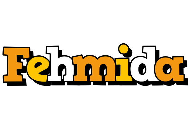 Fehmida cartoon logo