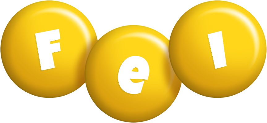 Fei candy-yellow logo