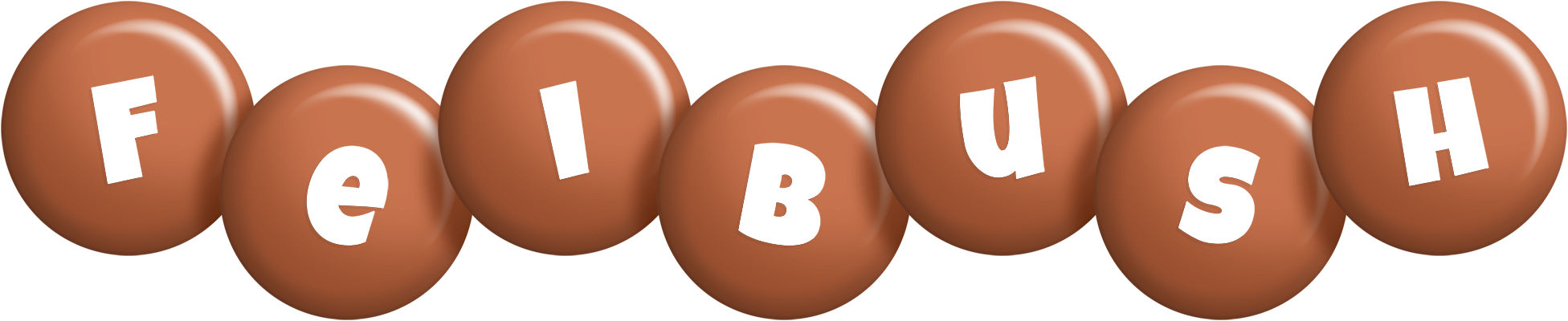 Feibush candy-brown logo