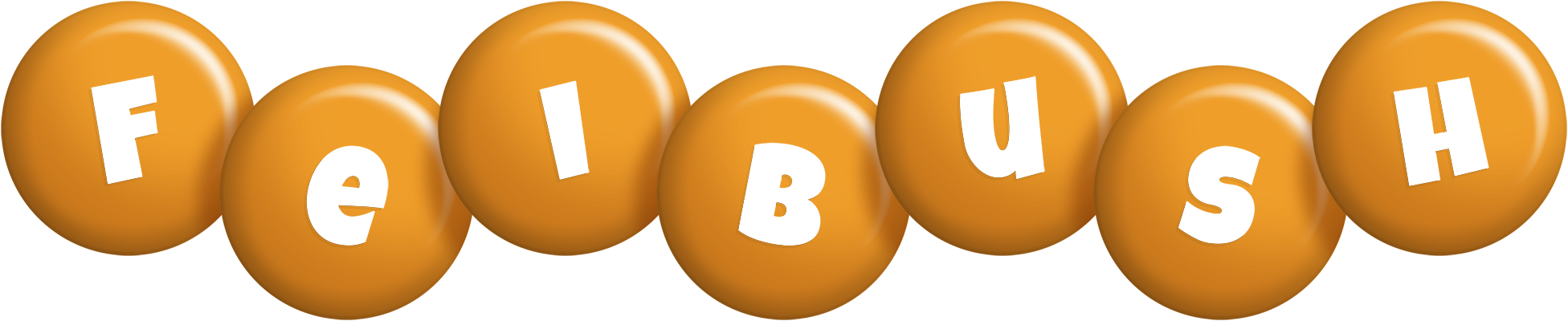 Feibush candy-orange logo