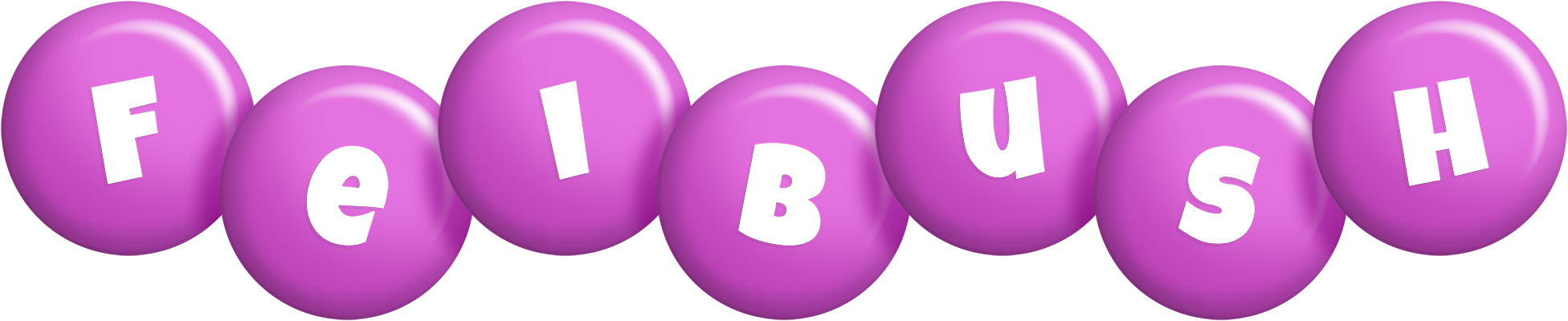 Feibush candy-purple logo