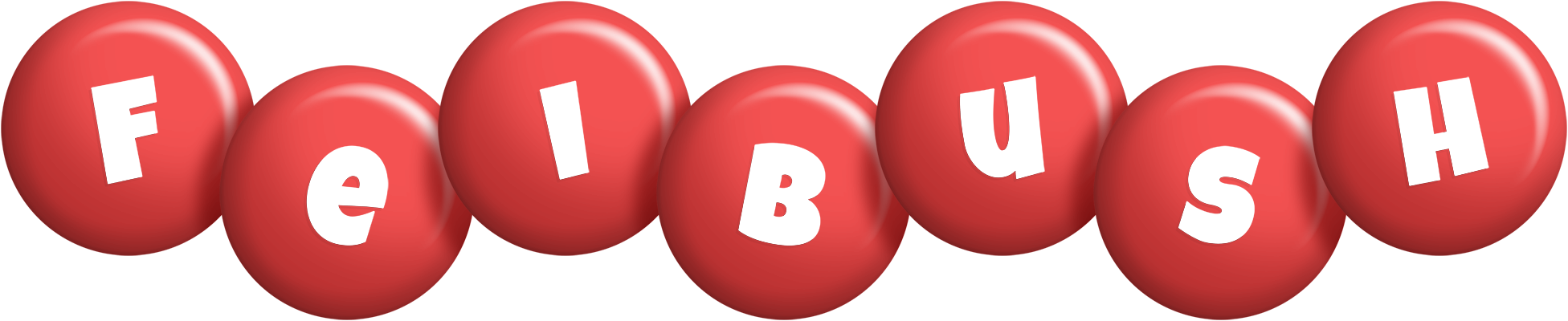 Feibush candy-red logo