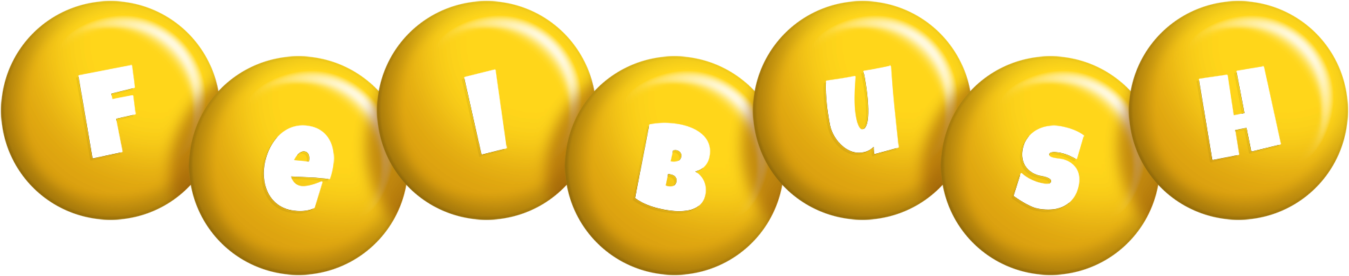 Feibush candy-yellow logo