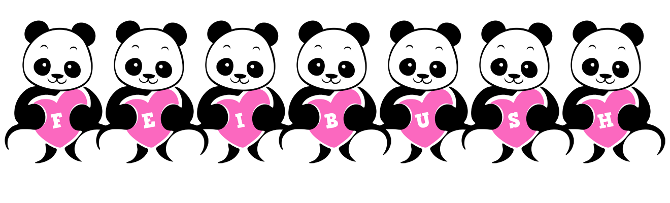 Feibush love-panda logo
