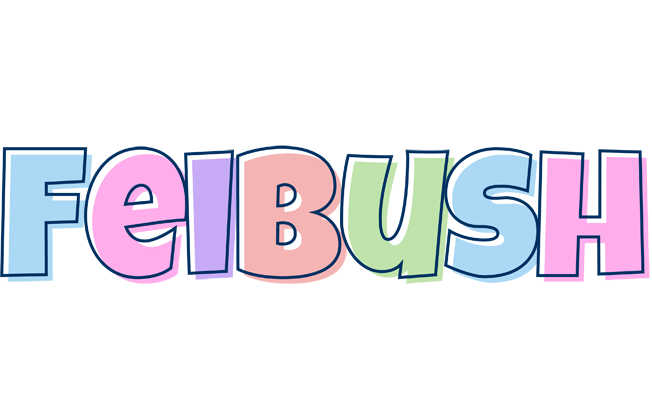Feibush pastel logo
