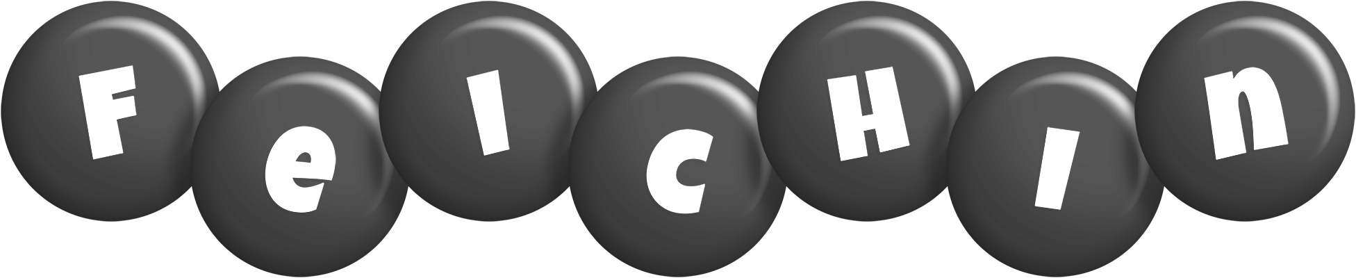 Feichin candy-black logo