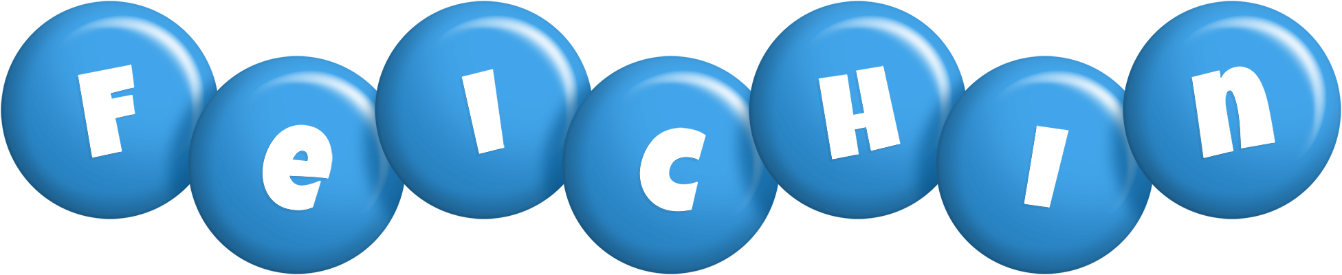 Feichin candy-blue logo