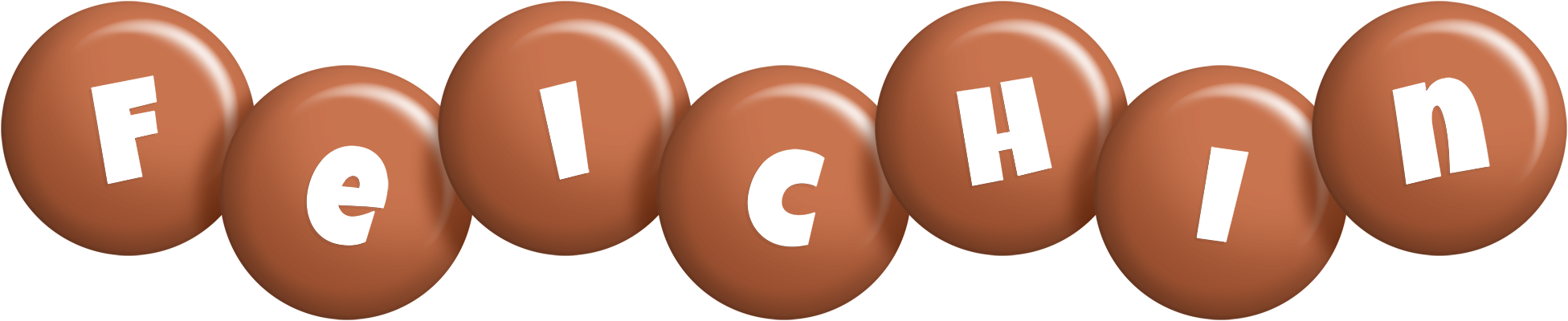 Feichin candy-brown logo