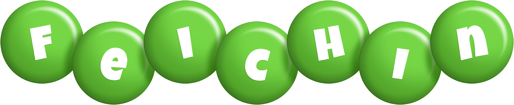 Feichin candy-green logo