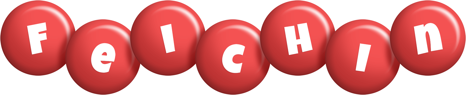 Feichin candy-red logo