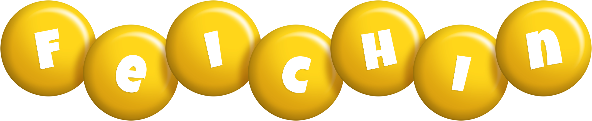 Feichin candy-yellow logo