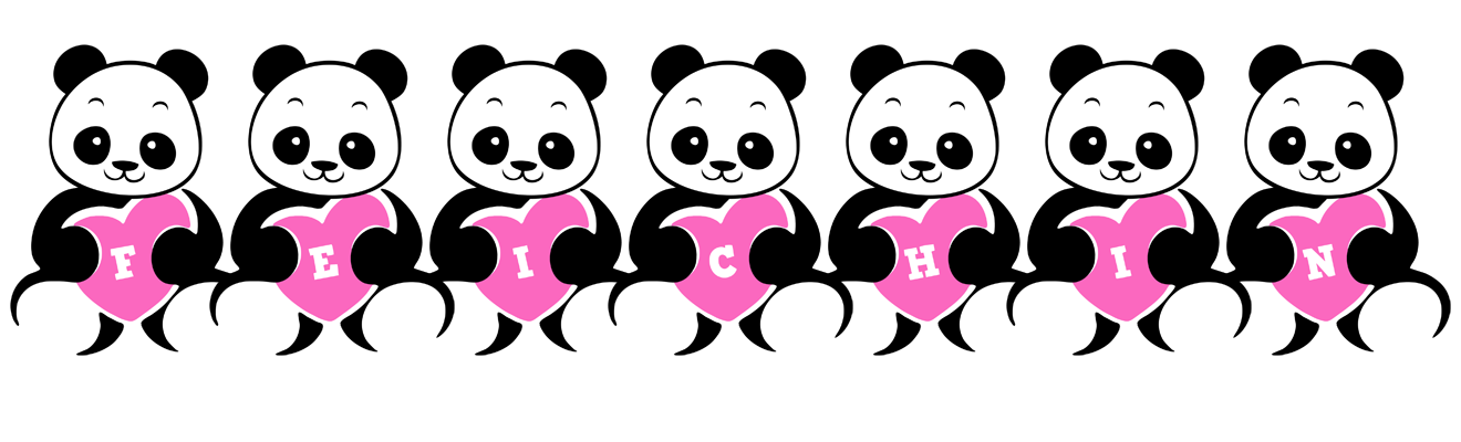 Feichin love-panda logo