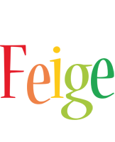 Feige birthday logo