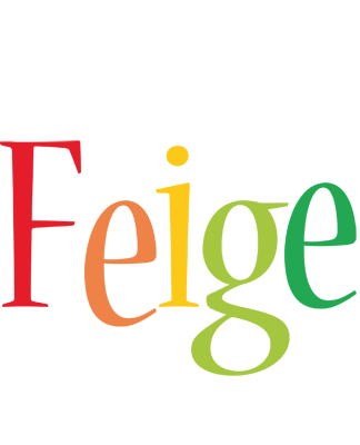 Feige birthday logo