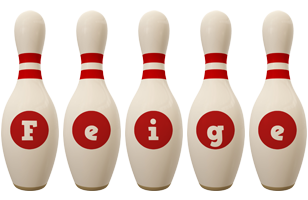 Feige bowling-pin logo