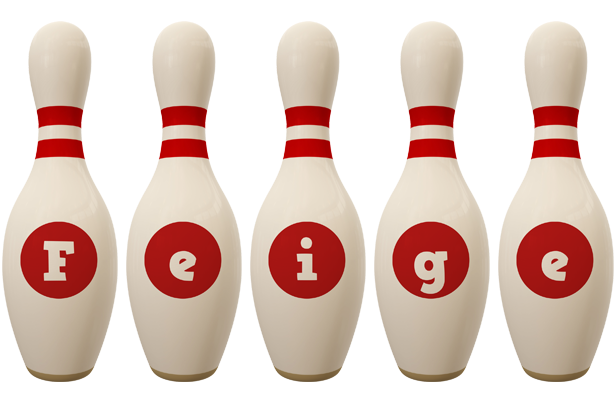 Feige bowling-pin logo