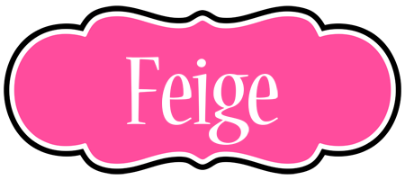 Feige invitation logo