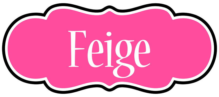 Feige invitation logo