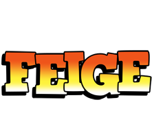 Feige sunset logo