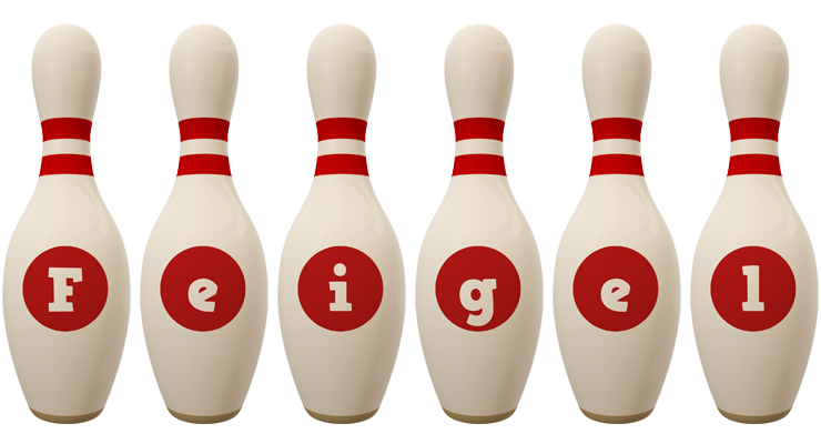 Feigel bowling-pin logo