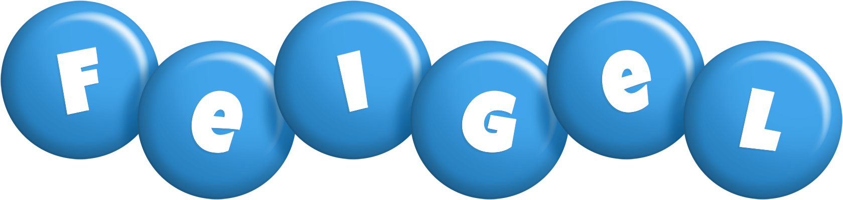 Feigel candy-blue logo