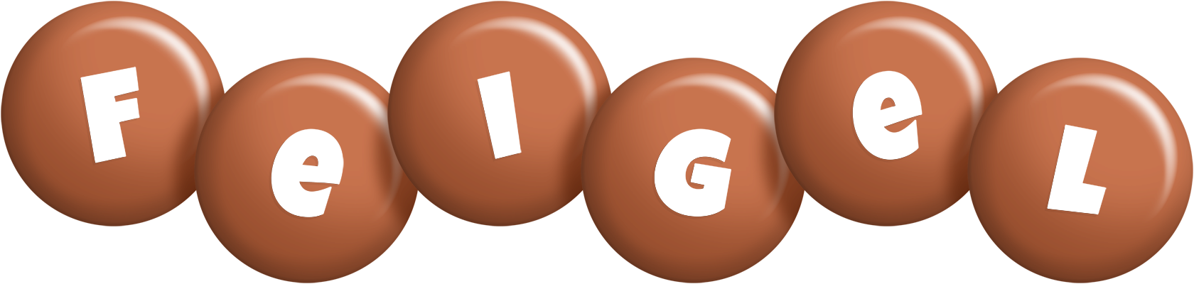 Feigel candy-brown logo