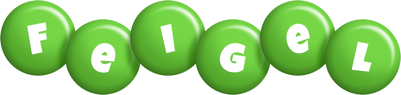 Feigel candy-green logo
