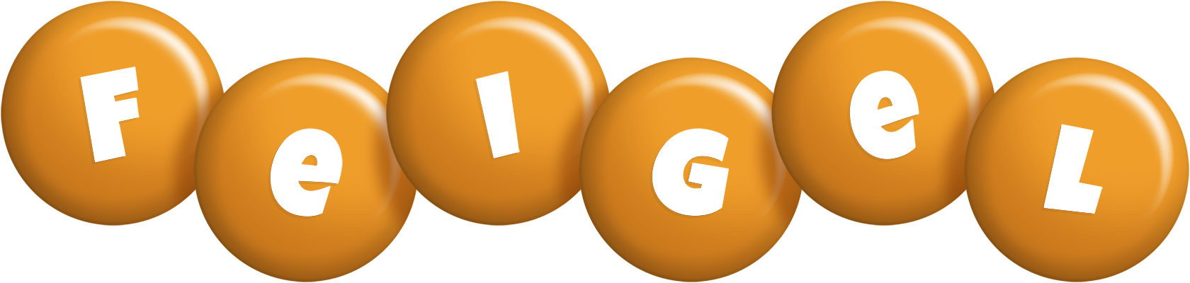 Feigel candy-orange logo