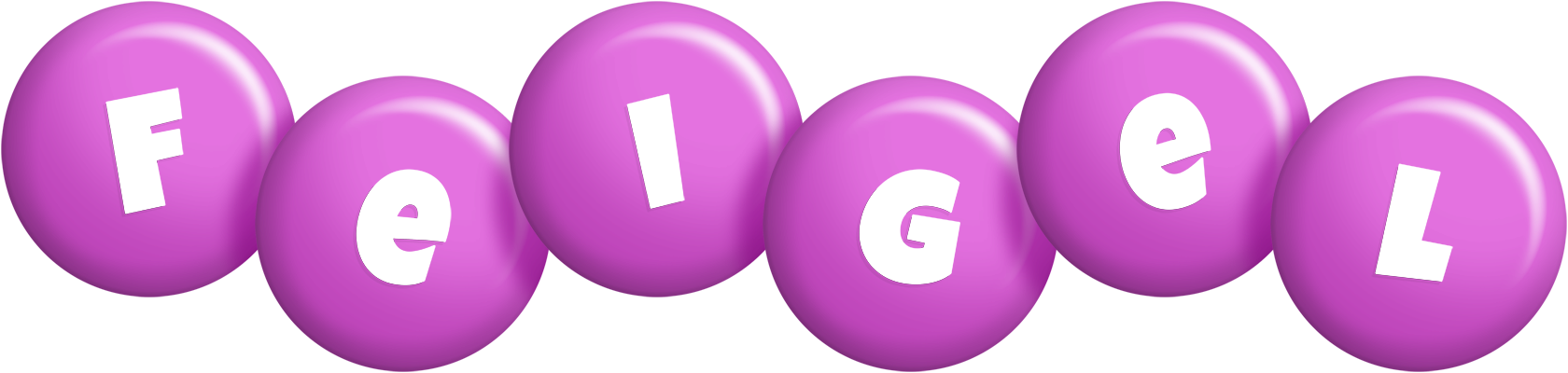 Feigel candy-purple logo