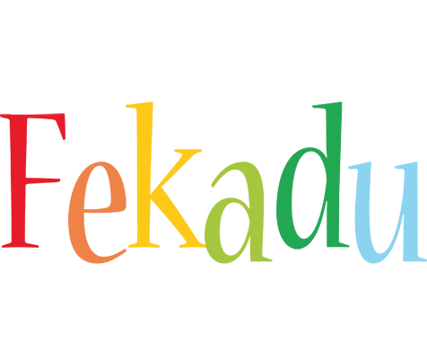 Fekadu birthday logo