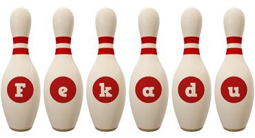 Fekadu bowling-pin logo