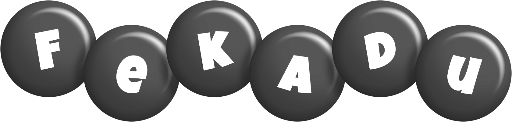 Fekadu candy-black logo