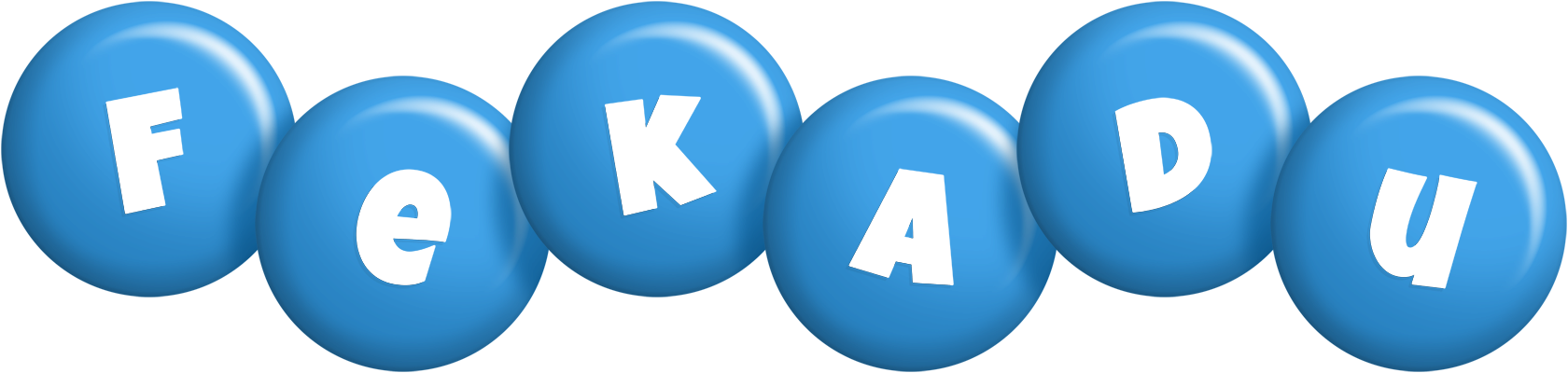 Fekadu candy-blue logo