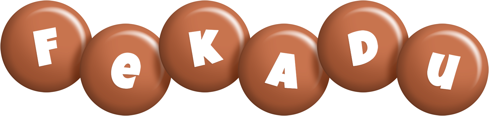 Fekadu candy-brown logo