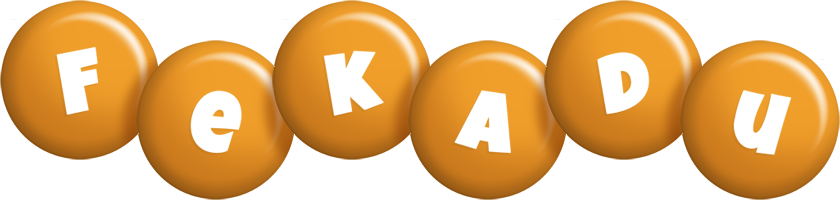 Fekadu candy-orange logo