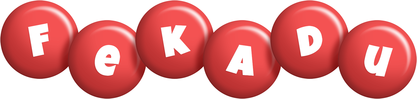 Fekadu candy-red logo